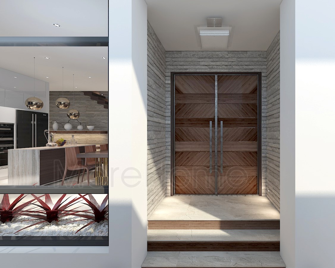 Cửa gỗ tự nhiên và cửa gỗ Veneer - Có nên kết hợp trong thiết kế nội thất?